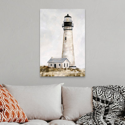 «Rustic Lighthouse II» par Ethan Harper, reproduction d'art graphique sur toile