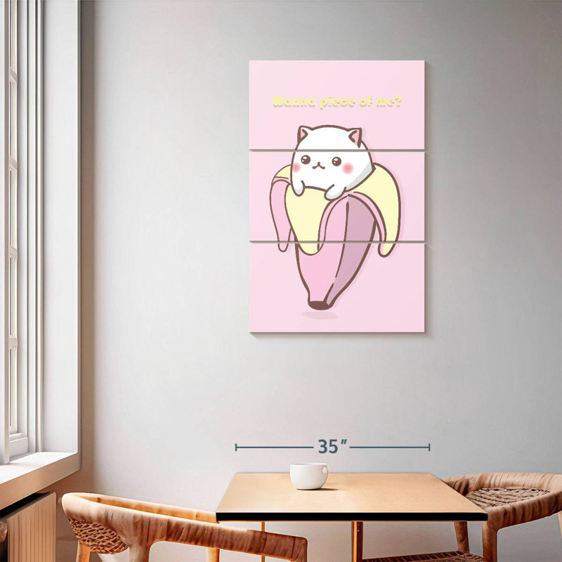 Ketti Cat Banana, H 57 po x l 36 po