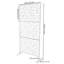 H74.8"* W35.4" Privacy Fence Screen with Stand-99313632