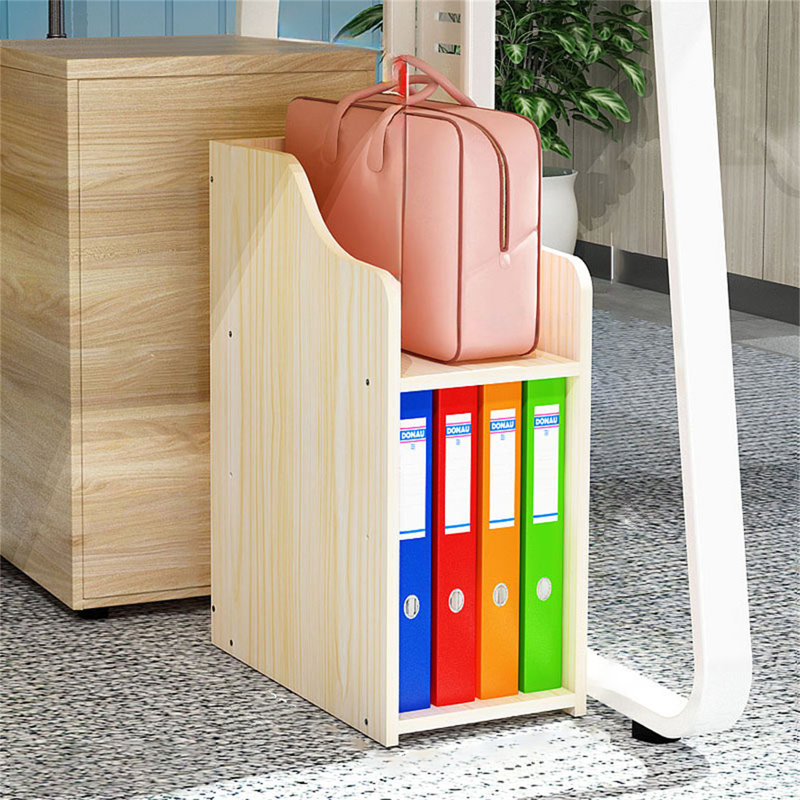Classeur en bois manufacturé Narma, Blanc
