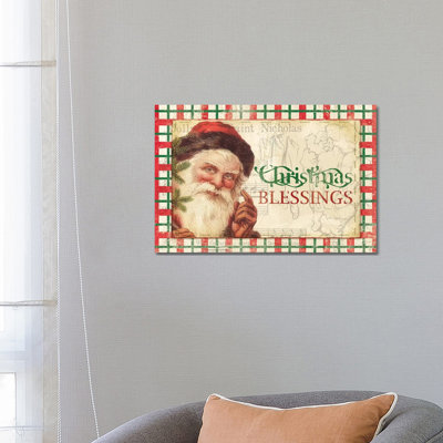 Blessings 1 Piece Wrapped Canvas Wall Art