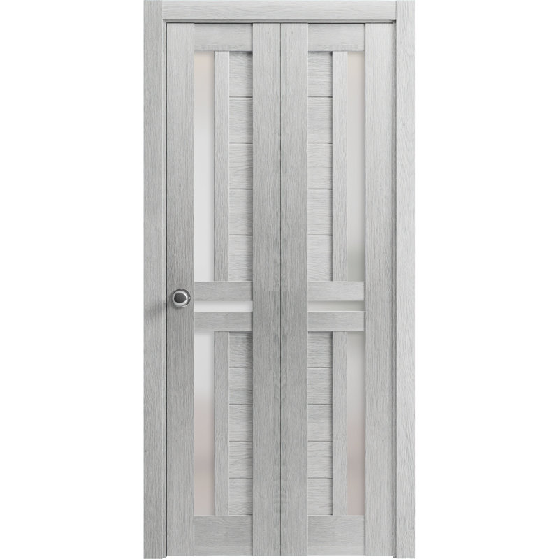 Portes pliantes Veregio | Ensemble de quincaillerie de moulures robustes à moulures | Portes de garde-robe de chambre en bois massif