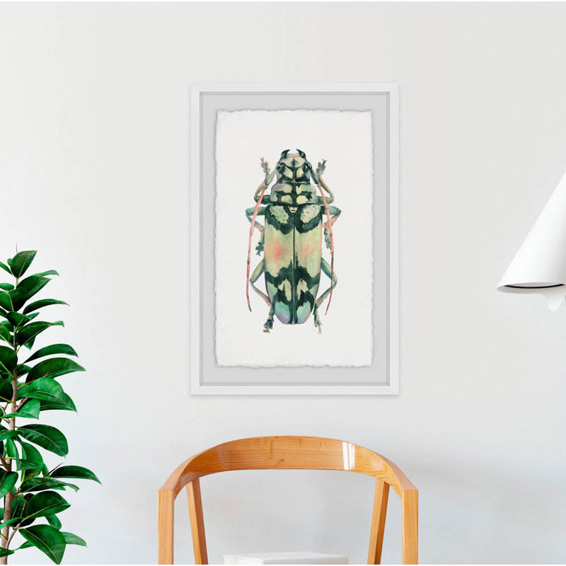 " Camouflage Bug " Painting Print, 30" H x 20" W