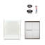 Cabine de douche rectangulaire encadrée coulissante avec base l 60 po x H 73,75 po Ensemble inclus-24397801-117445411