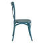 Vartkes 46cm H Cross Back Stacking Side Chair-135687136