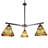 Antanisha 3 - Light Glass Dimmable Tiered Chandelier