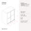 Strada 44 - 48 x 76 "Porte de douche coulissante sans cadre 3/8" en verre trempé transparent-111472685