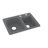 25'' L Mounting / Installation Required Double Bowl Solid Surface Kitchen Sink-38293706-38293710