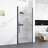30" X 72" Frameless Circular Pivot Shower Door, Matte Black, 1/4" Clear Tempered Glass | Gift Idea-124319201