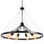 Lustre de style campagnard moderne à 8 lumières de 35,4 po Kelcie-1486413046-1536980851