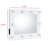 White Accent Mirror by Avery