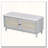 Boho Rattan Entryway Storage Bench with Removable Cushion and Adjustable Shelves-1764799799