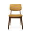 Chaise d'appoint rembourrée en bois massif Avra-954845856