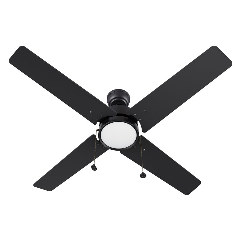 Ventilateur de plafond 52 po, Noir