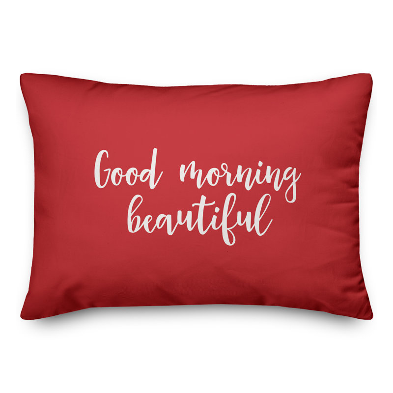 Throw Pillow, Red