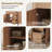36" Bathroom Vanity with Solid Pine Frame, 1 Soft Close Door and 3 Drawers , Modern Storage Cabinet-795351212