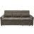 Contemporary Style 2-in-1 Sofa 82" Three-seater Sofa with a Sofa Bed and a Reversible Recliner Sofa for Living Room-1544252259