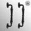 Wrought Iron Gate Handle Colonial Design Door Pull