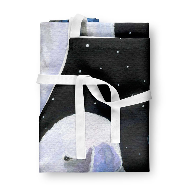 No Pattern Bib Apron