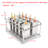 Oukaning 10Pcs Stainless Steel Ice Cream Stick Popsicle Mold 