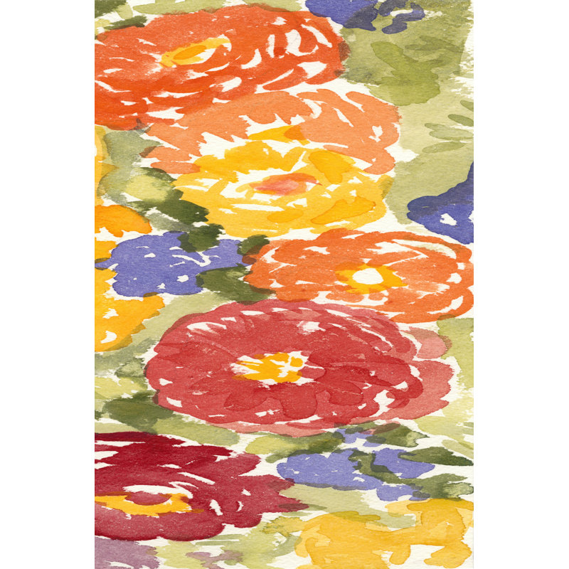 Zinnia Array II by Dianne Miller - Wrapped Canvas Art Prints, 46cm H x 30cm W x 3.8cm D