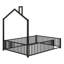Lit plateforme robuste en métal avec barrière de sécurité pour plus de sécurité-621485804-621485807
