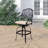 Lebanon Metal Outdoor Stool with Cushion