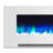 Cambridge Wall Mount Electric Fireplace Heater with Remote Control for Indoor Use in Living Room, Bedroom, Home Office-24289251-24263561
