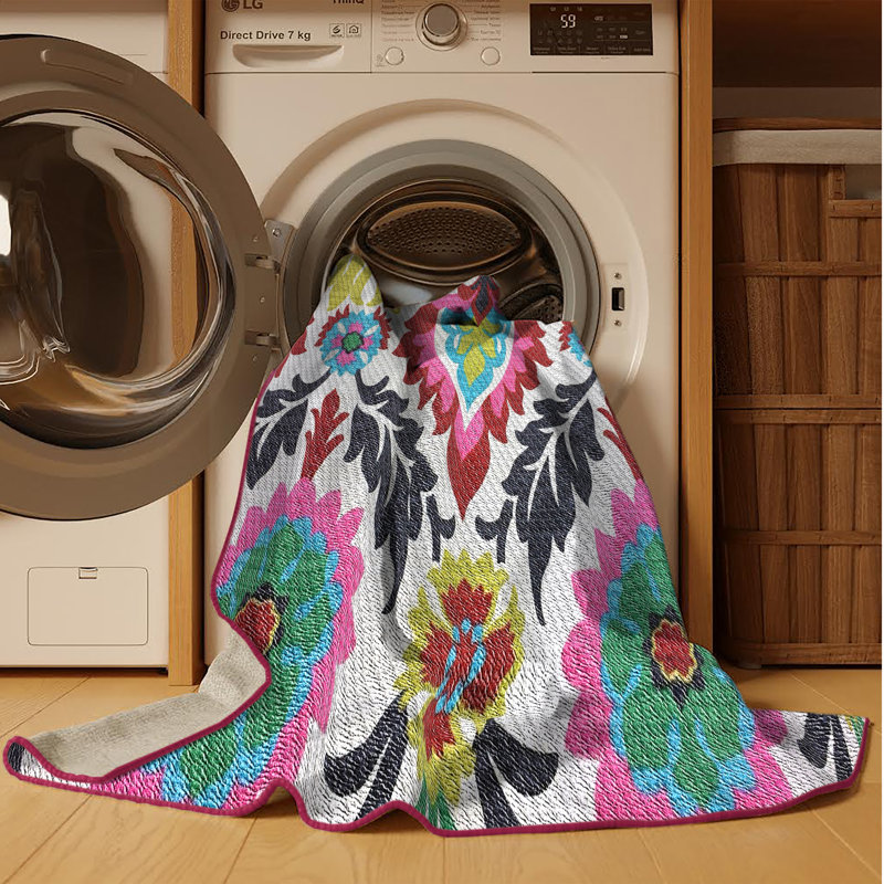 Tapis 100% motif lavable à la machine 1315, Rectangle de 2 pi x 3 pi