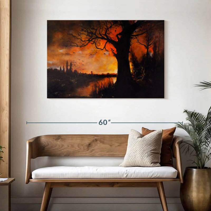 Paysage d'Halloween Alvord, H 30 po x l 45 po