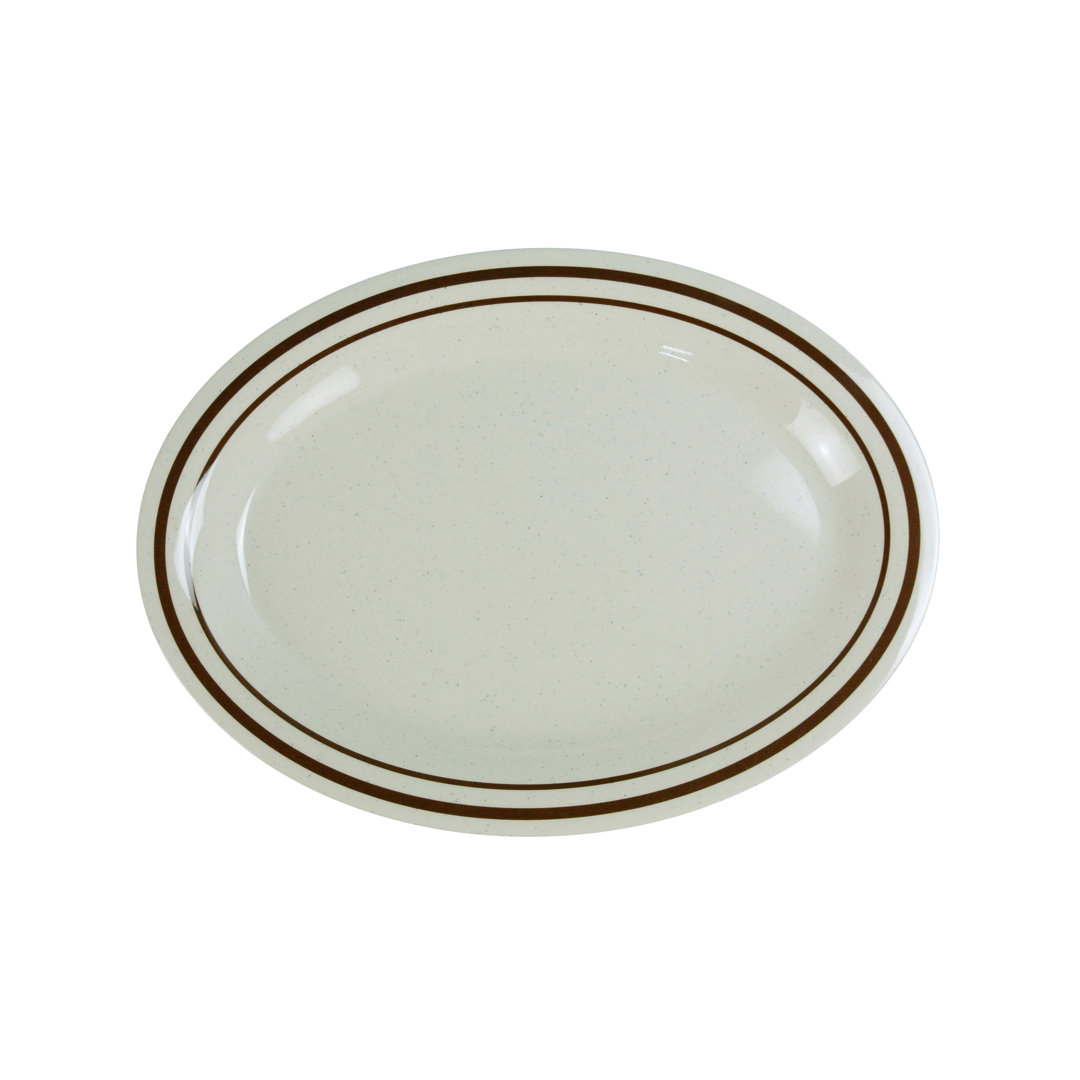 Yanco Sesame Melamine Platter (Set of 12) Yanco