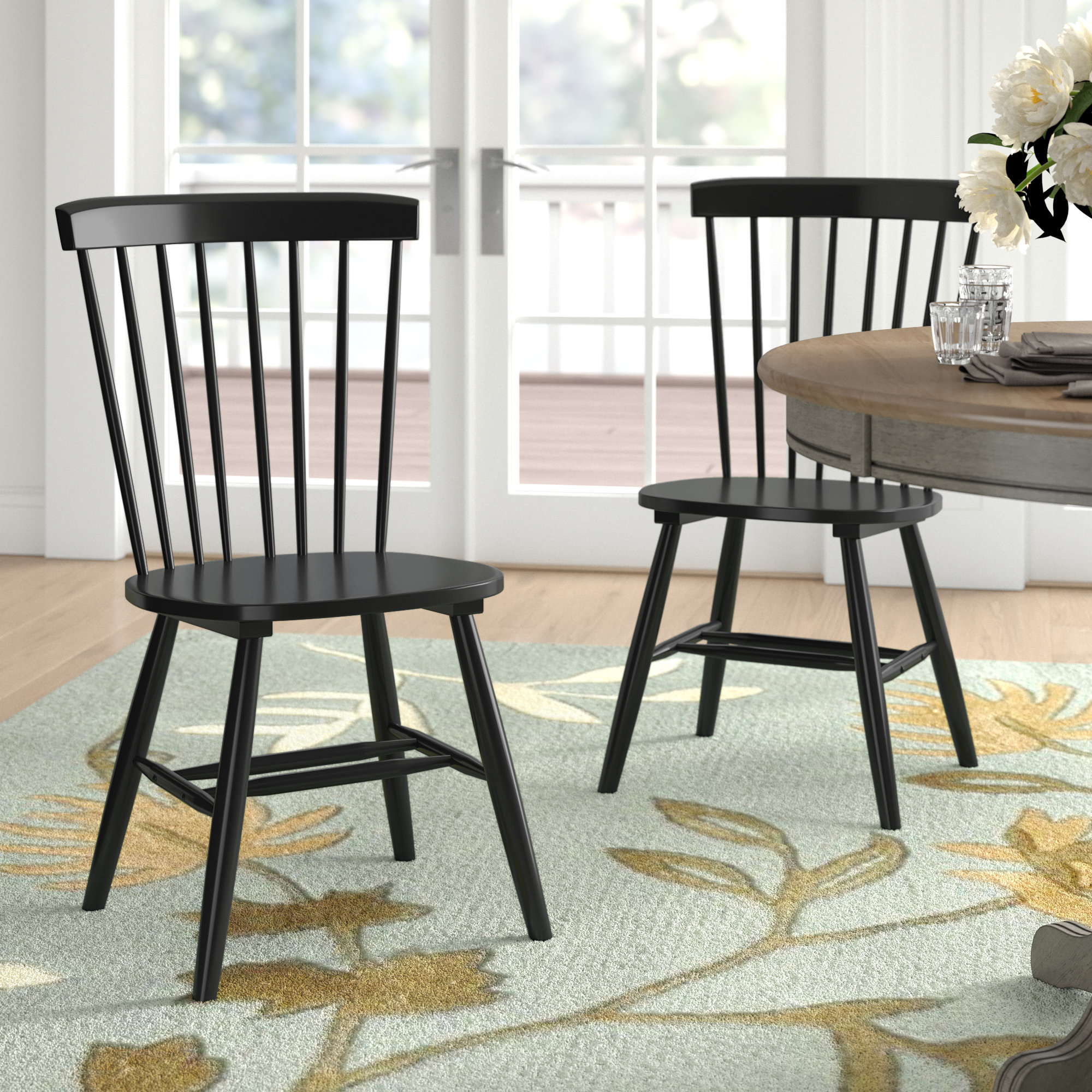 Dining Chairs  Ontario Straight-Backed Wood Kitchen Chairs