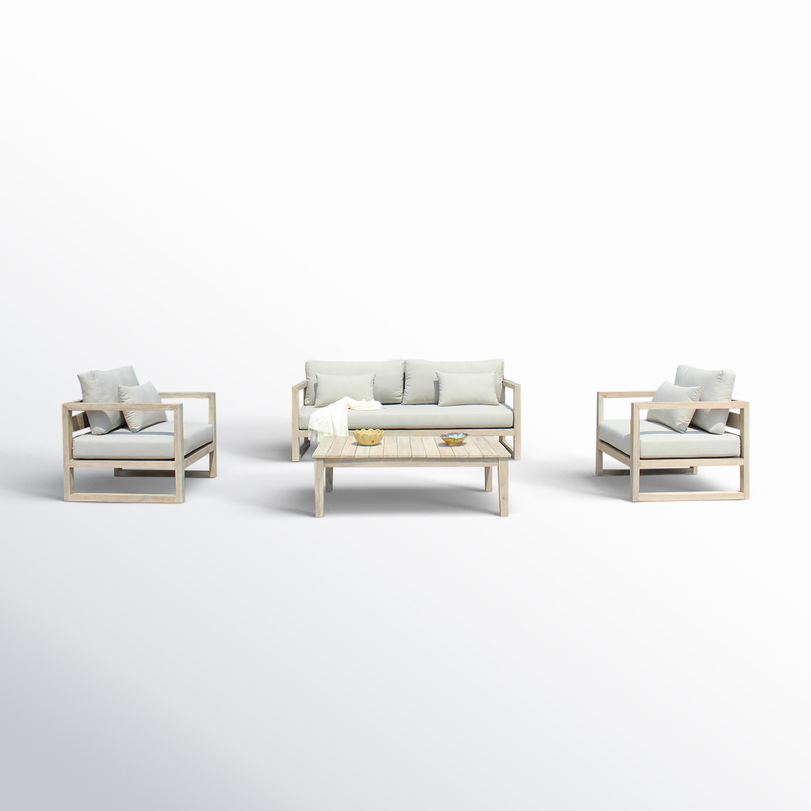 5 - Person Patio Conversation Set with Cushions