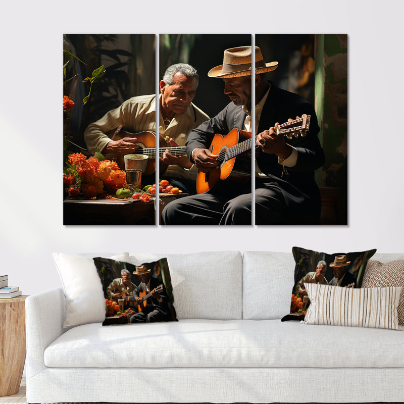 Cuba Tropical Rhythms I - Cuba Wall Decor Set, 28" H x 36" W