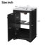 Meuble-lavabo l 20 po avec lavabo en céramique-346344191