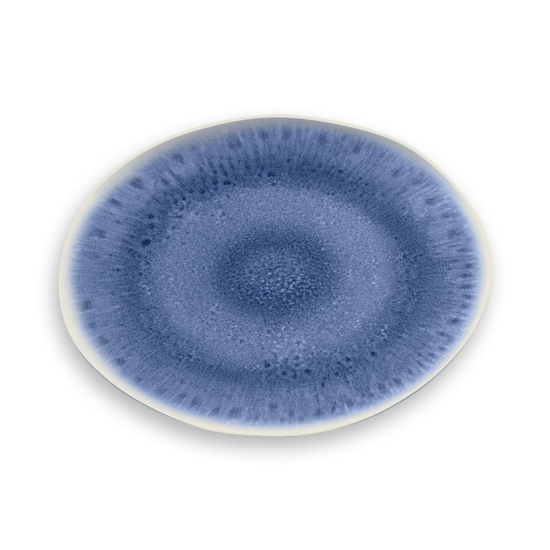 Huff Serving Platter - Melamine, Indigo