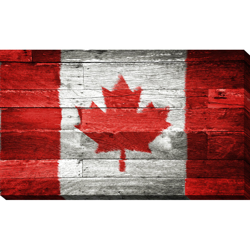 « canada », reproduction d’art sur toile tendue, H 36 po x l 60 po x P 1,5 po