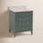 Frankfurt 30" Single Bathroom Vanity Set with Sage Green Cabinet and Carrara Marble Countertop-1173457025-1190974085