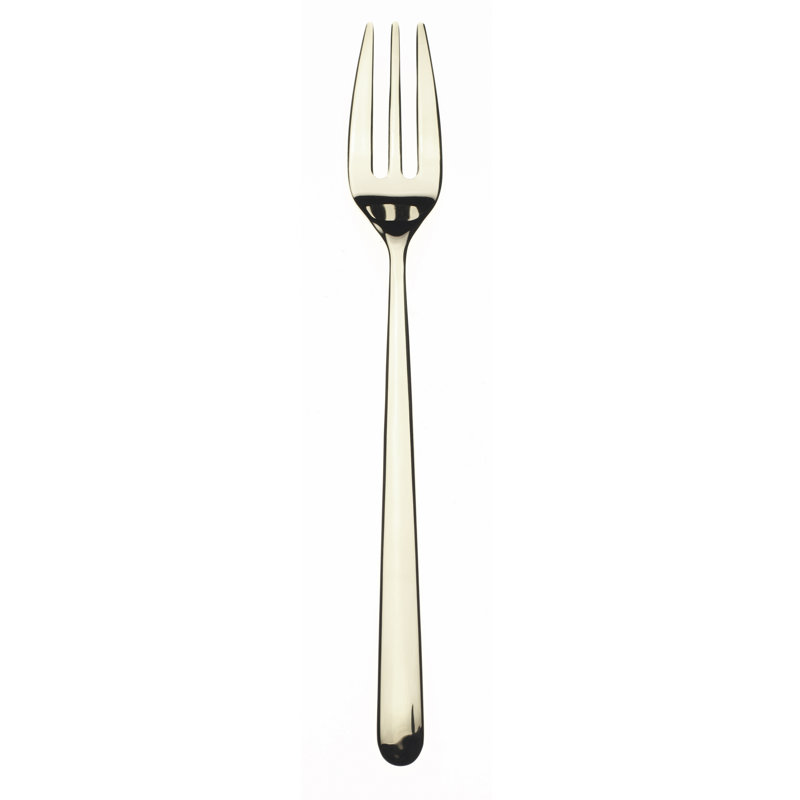Linea Serving Fork - 12 Pieces, Champagne
