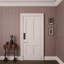 ARTIST'S STRIPE Wallpaper - Carnelian 9'10" - full height wallpaper