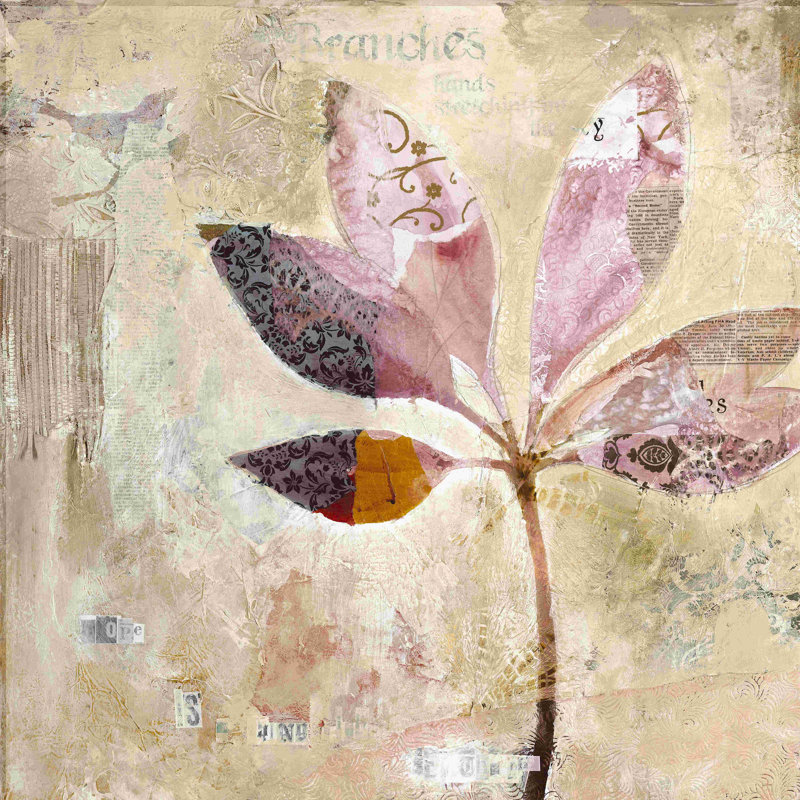 «Leaves Poetic 2», impression sur toile tendue, H 12 po x l 12 po