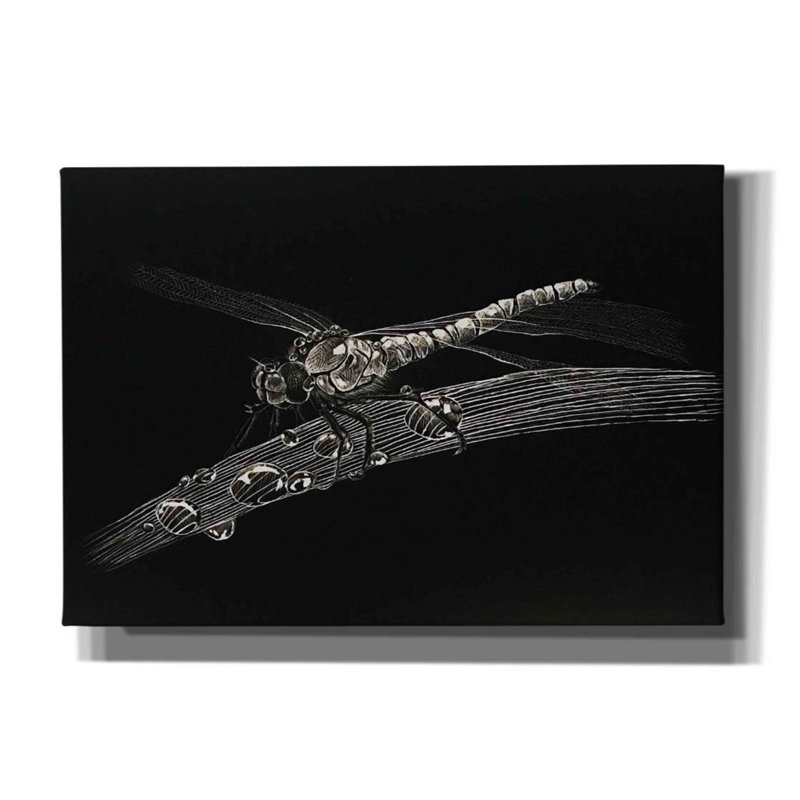 «Dragonfly» par Avery Multers, art mural sur toile, H 18 po x l 26 po x P 0,75 po