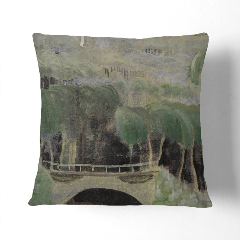 Spring Motif Scatter Cushion, Black, 40cm H x 40cm W x 15cm D