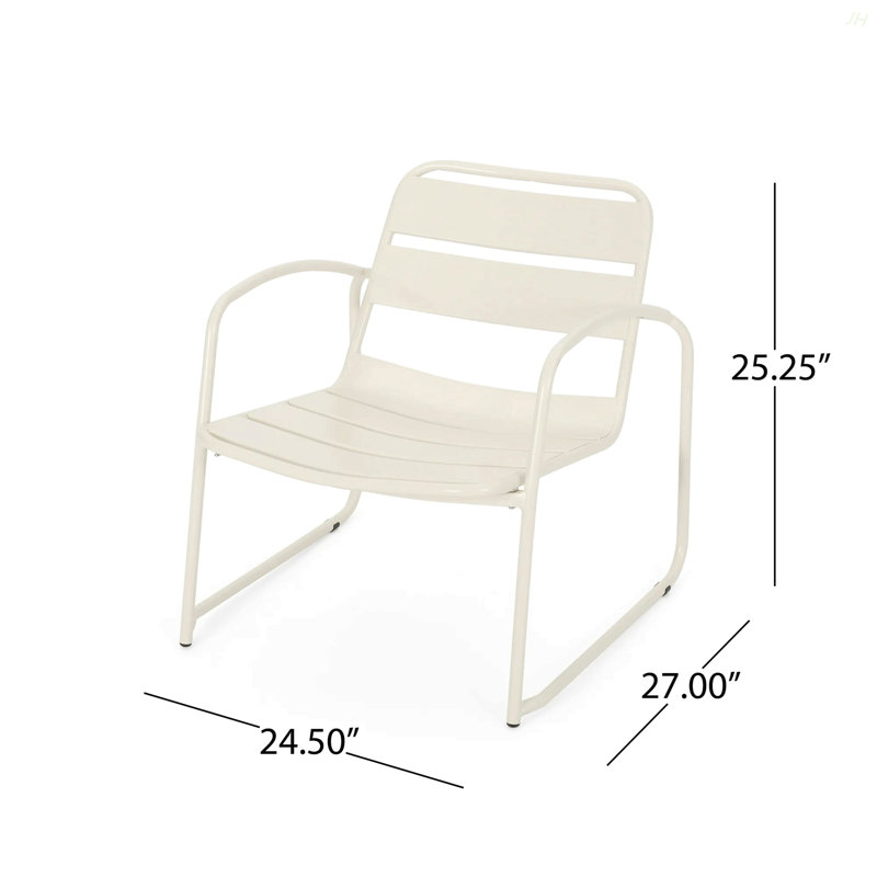 Ensemble de conversation Conrad, Blanc mat