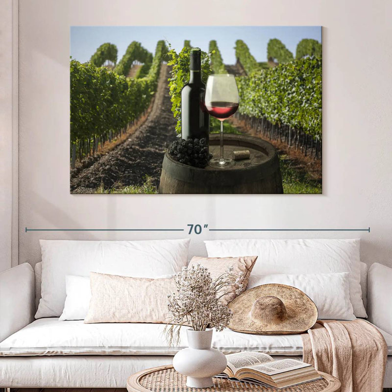 Yarlin Vineyard Wine Tasting, 34" H x 51" W