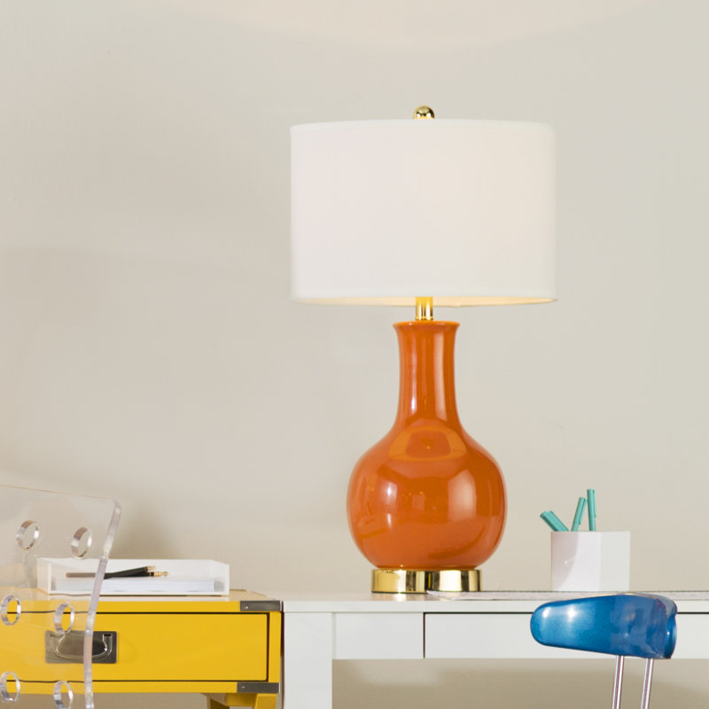 Lampe de table 27,5 po SantaAna, Orange