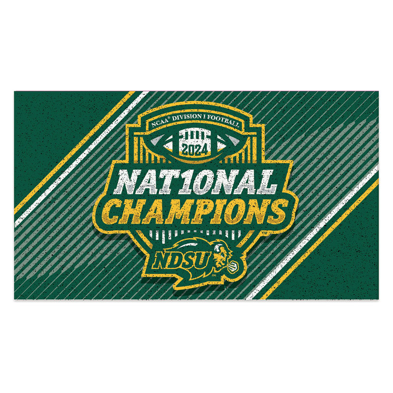 Tapis de gazon FCS de l'Université North Dakota State University, couleur