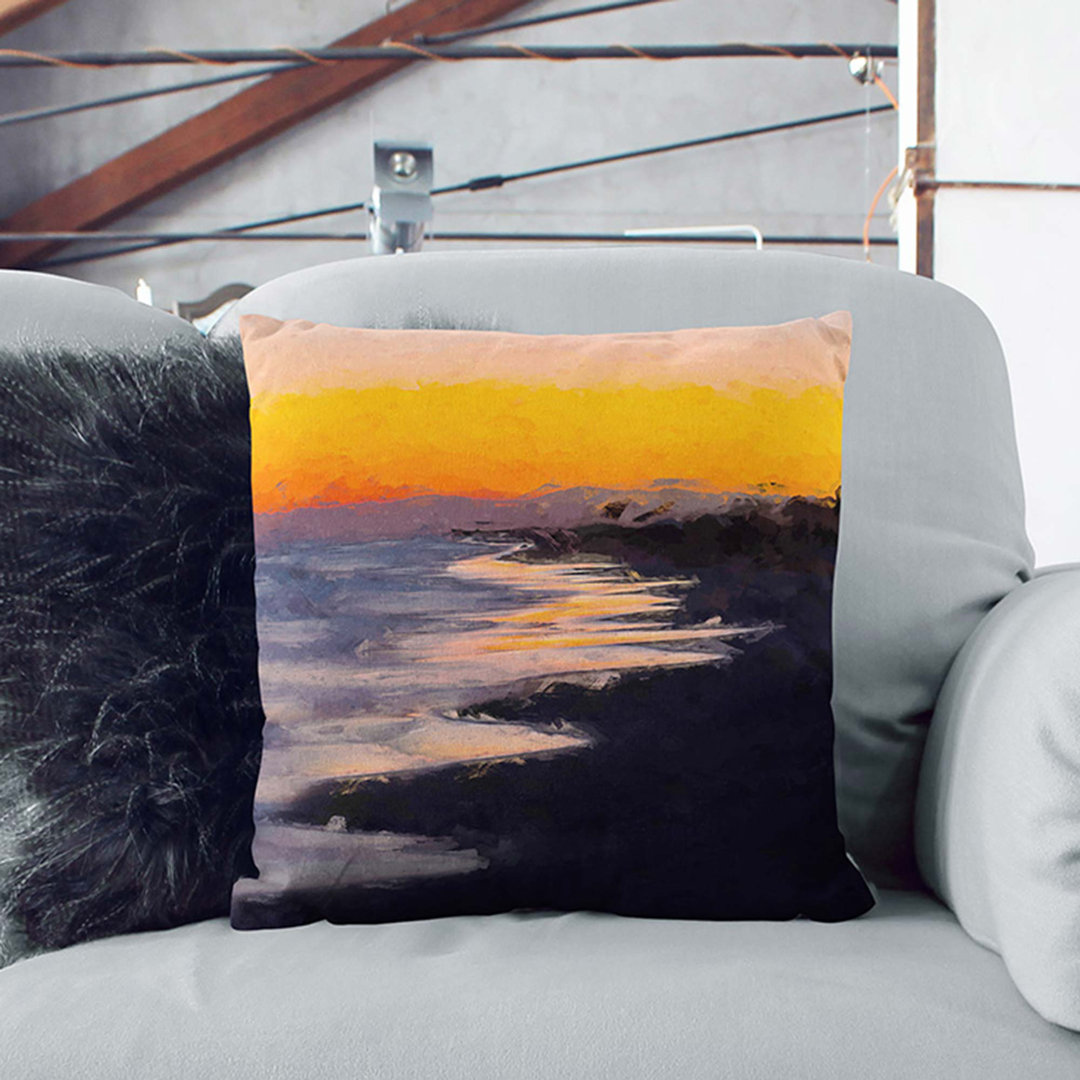 Beauty of the Beach Cushion with Filling