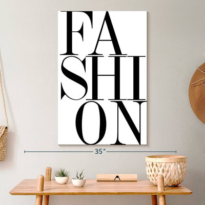 " Fashion Typography " by Enchanté Designs