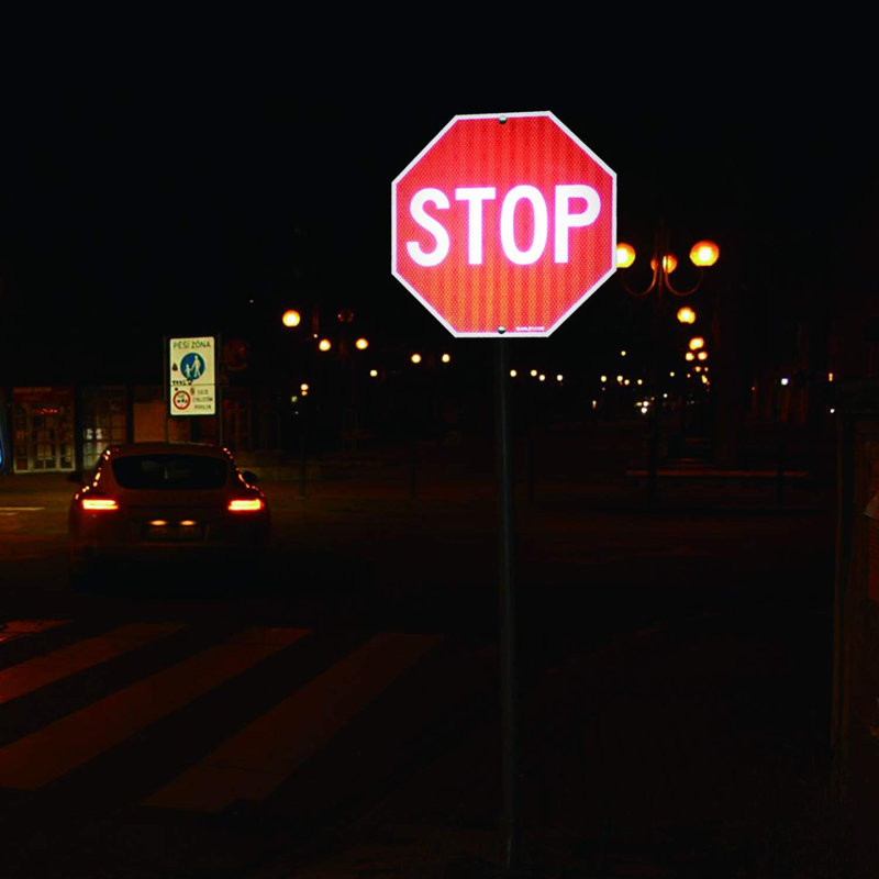Panneau de signalisation en aluminium 12 po H x 12 po